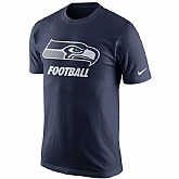 Seattle Seahawks Nike Facility WEM T-Shirt - College Navy Blue,baseball caps,new era cap wholesale,wholesale hats